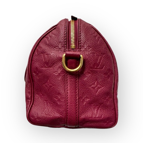 (SOLD) LOUIS VUITTON Empreinte Speedy Bandouliere 25 Two-Way Bag w/COA, Aurore - Picture 5 of 16